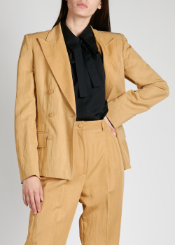 Двубортный пиджак Alberta Ferretti с широкими лацканами, фото