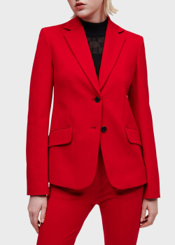 Однобортный пиджак Karl Lagerfeld красного цвета, фото