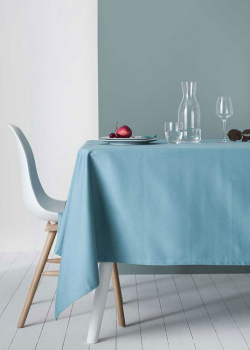 Скатерть Degrenne Paris Linge de Table 170x170см голубого цвета, фото