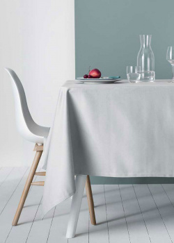 Льняная скатерть Degrenne Paris Linge de Table 170x170см серого цвета, фото