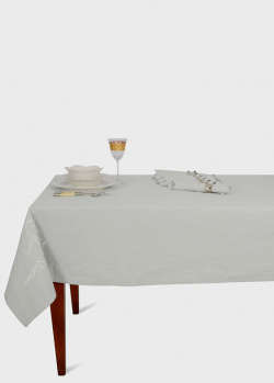 Комплект столового текстилю з серветками Bic Ricami з вишивкою 150х180см, фото