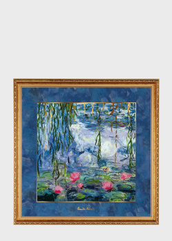 Репродукция картины Goebel Artis Orbis Claude Monet Waterlilies With Willow 68см, фото
