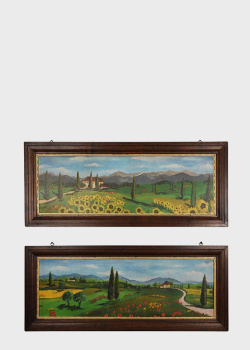 Комплект картин Пейзаж Тоскани Decor Toscana 32х77см 2шт, фото