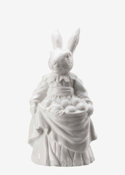 Фігурка з порцеляни Rosenthal Items Easter Weiss 13см Зайчиха з яйцями, фото