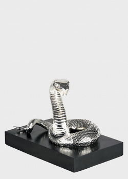 Статуетка Christofle Zodiac Snake 25см із срібною обробкою, фото