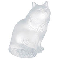 Фігурка Пухнаста кішка Lalique Heggie Cat, фото