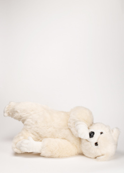 Движущаяся игрушка Michel Taillis Creation Leonardo blanc Мишка на спине, фото