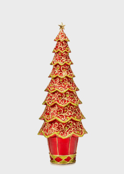 Статуэтка Lamart Новогодняя елка 33см красного цвета, фото