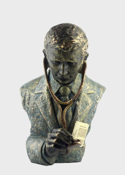Бронзовая статуэтка Anglada Мужчина доктор 29см, фото