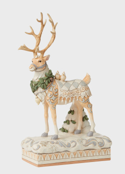 Центральна деталь Enesco White Woodland Reindeer 37см, фото