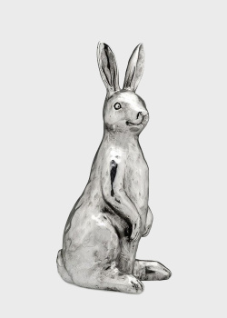 Статуэтка серебристого цвета H. B. Kollektion Кролик 30см, фото