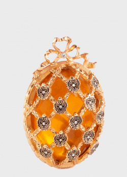 Яйцо-украшение Faberge Coronation желтое , фото
