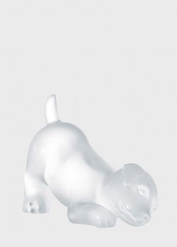 Статуэтка из хрусталя Lalique Dog Playing Sweety Игривый щенок, фото