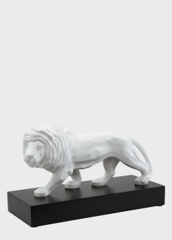 Фарфоровая фигурка льва на подставке Goebel L'Art d'Objets Studio 8 Lion 27см Limited Edition, фото
