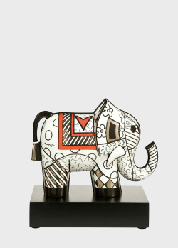 Фарфоровая фигурка слона Goebel Pop Art Romero Britto Majesty, фото