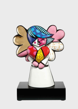 Фарфоровая статуэтка ангела Goebel Pop Art Romero Britto Faith, фото
