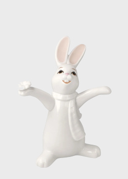 Статуэтка кролика из фарфора Goebel Easter Snow White Oh Happy Day! 14см, фото