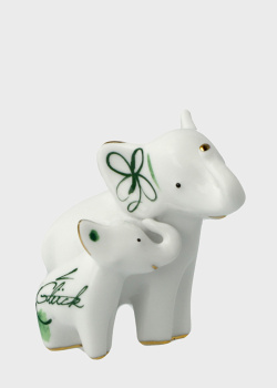 Фарфоровая статуэтка Goebel Elephant de Luxe In Love Luck 6,5см, фото