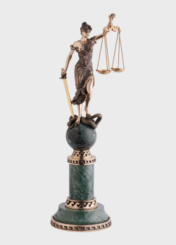 Статуетка Vizuri Боги та герої Феміда 34см з мармуру та бронзи, фото