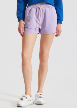Светло-фиолетовые шорты Vicolo из хлопка, фото