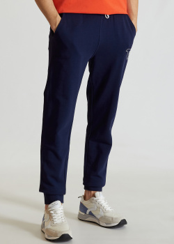 Сині спортивні штани Fred Mello з бавовняного флісу, фото