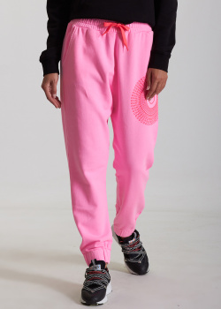 Спортивные брюки Pinko Radial с фирменным рисунком, фото
