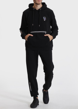 Чорний костюм з капюшоном Karl Lagerfeld із змішаної бавовни, фото