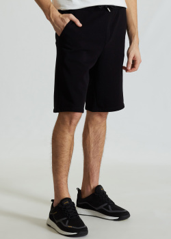 Свободные шорты Karl Lagerfeld черного цвета, фото