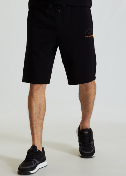 Черные шорты Karl Lagerfeld свободного кроя, фото