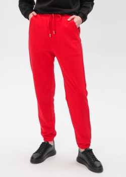 Спортивные брюки Ermanno Ermanno Scervino красного цвета, фото