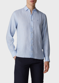 Льняная рубашка Bogner Timi голубого цвета, фото