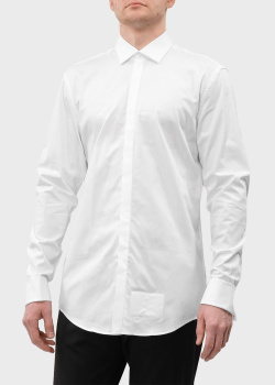 Приталенная рубашка Hugo Boss Hugo белого цвета, фото