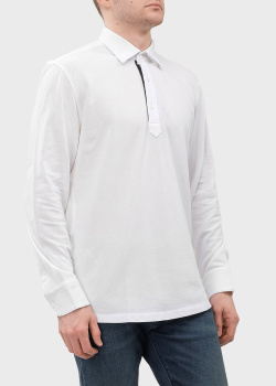 Белая рубашка Hugo Boss из хлопка, фото