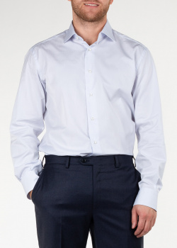 Полосатая рубашка Brioni сиреневого цвета, фото