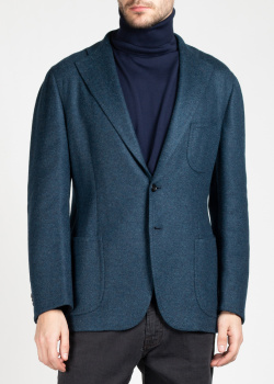 Кашемировый пиджак Cesare Attolini с накладными карманами, фото