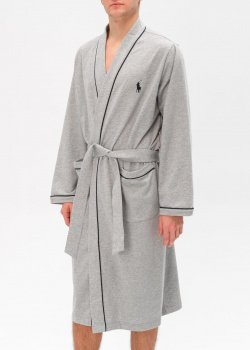Чоловічий халат Polo Ralph Lauren сірого кольору, фото