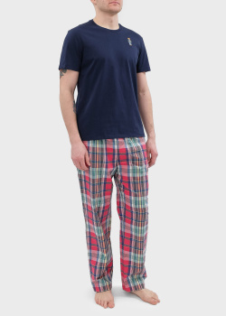 Мужская пижама Polo Ralph Lauren с брюками в клетку, фото