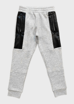 Дитячі спортивні штани Stella McCartney сірого кольору, фото