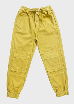 Дитячі штани Stella McCartney жовтого кольору, фото