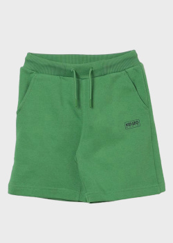 Детские шорты Kenzo зеленого цвета, фото