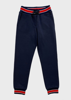Синие спортивные брюки Dolce&Gabbana для детей, фото