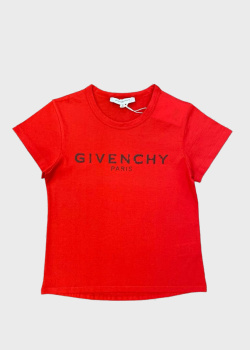 Червона футболка Givenchy для дітей, фото