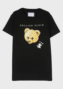 Детская футболка Philipp Plein с рисунком медведя, фото