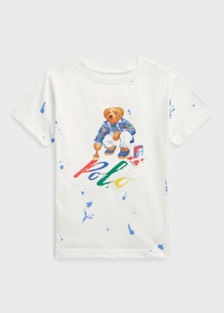 Футболка для детей Polo Ralph Lauren с брызгами краски, фото