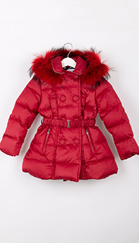 Червоне пальто Elsy для дівчинки, фото