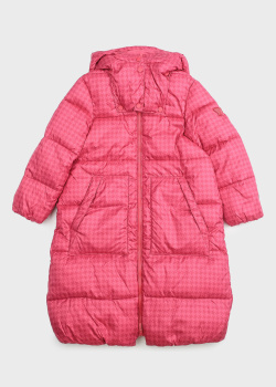 Стеганое пальто Emporio Armani для девочек, фото