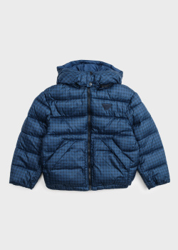 Детская куртка Emporio Armani синего цвета, фото