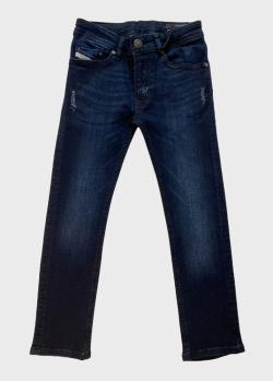 Детские джинсы Diesel темно-синего цвета, фото