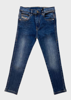 Детские джинсы Diesel с эффектом потертости, фото