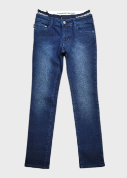Темно-синие джинсы Emporio Armani для детей, фото
